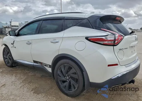 2017 Nissan Murano S z USA, uszkodzony, nr VIN 5N1AZ2MH3HN148689